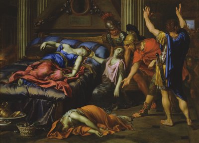 Der Tod der Kleopatra von Pierre Mignard